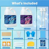 Epoxy Resin 1 Gallon Kit with Pump High Glossy Food Safe Crystal Clear Bubble Free No Yellowing Easy Mix 1:1 for Craft DIY Jewelry Art Casting Vivresina