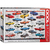 EuroGraphics Muscle Car Evolution Jigsaw Puzzle (1000-Piece) EuroGraphics