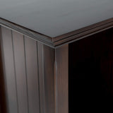 SIMPLIHOME Acadian SOLID WOOD 44 Inch Transitional 9 Cube Bookcase and Storage Unit in Brunette Brown, For the Living Room, Study Room and Office SIMPLIHOME