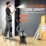 VEVOR Spray Paint Pressure Pot, 10 L/2.5 gal Fully Automatic Stirring Pressure Pot Tank, 70 psi Adjustale Pressure, Pressure Pot Paint Tank with Spray Gun and Hoses, for Home Decor Industry Painting VEVOR