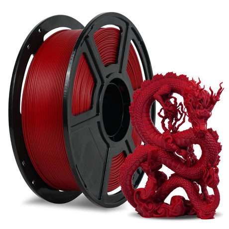 FLASHFORGE Rapid PLA Filament 1.75mm Ruby Red, 500mm/s High Speed Printing, 3D Printer Filament 1kg Spool, Dimensional Accuracy +/- 0.02mm, Enjoy Exceptional Print Quality FLASHFORGE