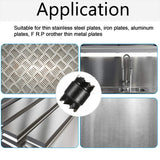 14-Pack Spot Weld Cutter Sets Double Sided, 3/8" HSS Spot Weld Cutter Remover Drill Bits Hex Sheet Metal Hole Cutter Remover for Power Drill Spot Welding EONLION