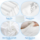 Preboun 6 Pcs Sublimation Throw Blanket Thick Plush Blankets Soft Fuzzy Blanket White Blank Blanket for DIY Custom Personalized Sublimation Photo (30 x 40 Inch) Preboun