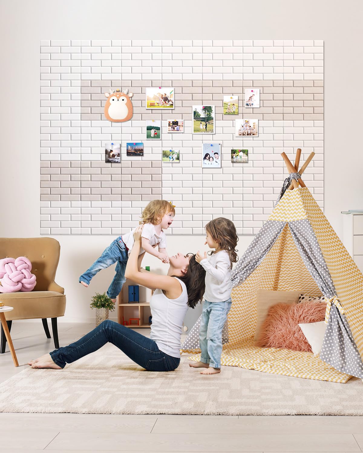 Soundproof Wall Panels, Kuchoow Sound Proof Panels for Walls, 12 Pack High Density Acoustic Panels Sound Absorbing Self-Adhesive, Acoustic Wall Panels for Walls Door Ceiling 12" X 12" X 0.4" Beige Kuchoow