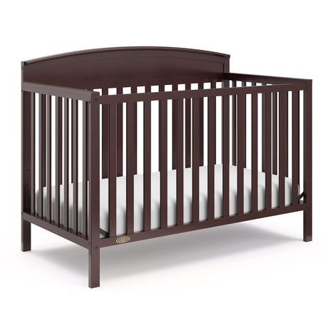 Graco Benton 5-in-1 Convertible Crib (Espresso) – GREENGUARD Gold Certified, Converts from Baby Crib to Toddler Bed, Daybed and Full-Size Bed, Fits Standard Full-Size Crib Mattress Graco