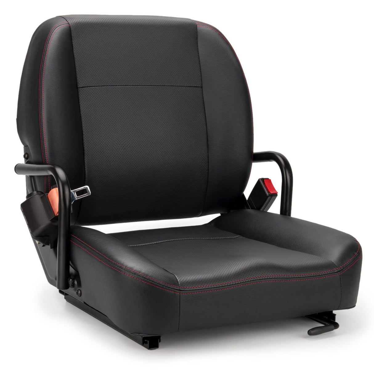 SEATIN Universal Forklift Seat,Tractor Seat,with Hip Restaint,Micro Switch and Safety Belt,for Tractor,Mower,Skid Loader,Telehandler,Backhoe,Excavator Dozer… SEATIN