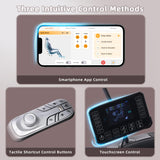 MYTHIA 2026 A303C Massage Chair, Full Body Zero Gravity Recliner with SL Track, Body Scan, 12 Auto Modes, Lumbar Heat, Bluetooth App, Wireless Charge, and Foot Rollers for Home and Office (Black) MYTHIA