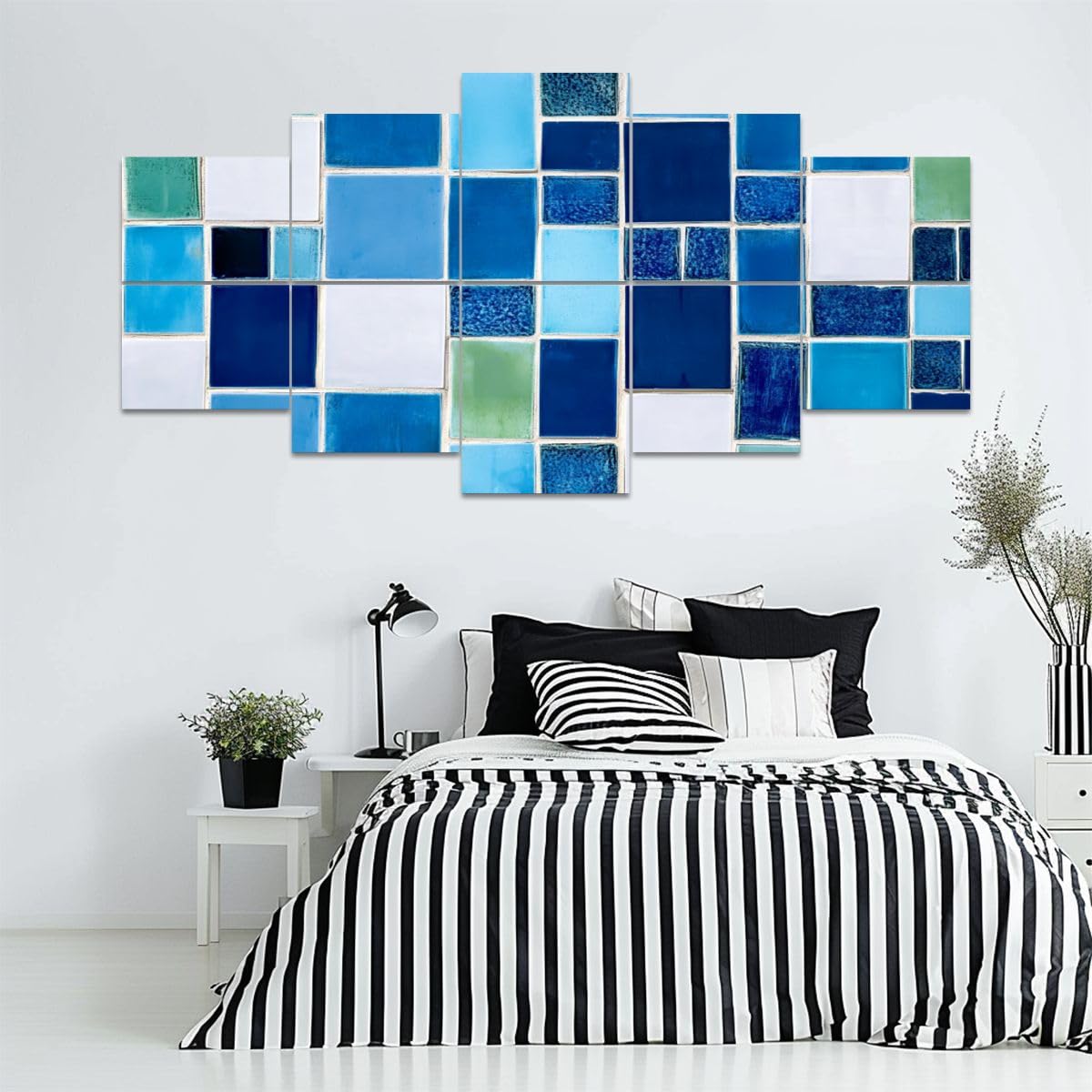 10 Pack Acoustic Panels A surface square tiles different shades blue Acoustical Soundproof Wall Panels Sound Absorbing Panel Reduce Room Echo Reverberation Acoustic Treatment AT5ZR4PD