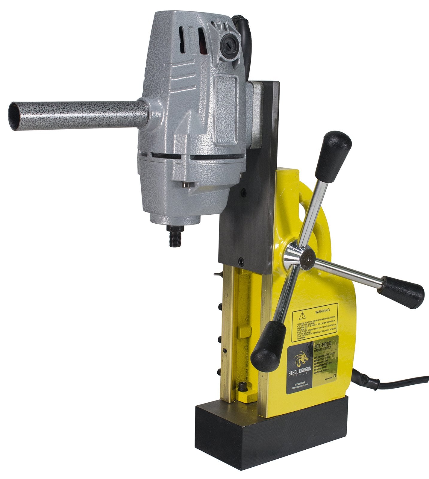 Steel Dragon Tools MD13 Magnetic Drill Press with 1/2" Boring Diameter and 1910 LBS Magnetic Force - WoodArtSupply