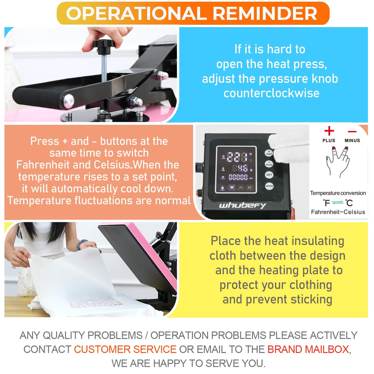Whubefy Heat Press Machine 15x15 Slide Out, Digital Clamshell Heat Press Machine for T Shirts Printer, Heat Up Fast & Even, Sublimation Shirt Press Machine for Mouse Pad, Pillows, Coasters, Puzzles Whubefy