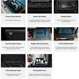 VAULTEK Essential Series Quick Access Handgun Safe with Auto Open Lid Pistol Safe Rechargeable Lithium-ion Battery (PRO VE) (Full Size) VAULTEK