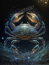 5D Diamond Painting Kits Cancer Zodiac Sign Fantasy Constellation Series - Adult Diamond Painting Round Crystal Gemstone Wall Decor, Room Decor Best Choice for Home Decor 12x12inch Snuqevc