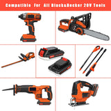 JYJZPB 2 Packs 3000mAh Replace Battery Compatible for Black and Decker 20V Lithium Battery LB20 LBX20, for BLACK+DECKER LBXR20 Decker Battery for Black & Decker 20 Volt MAX Cordless Tools JYJZPB