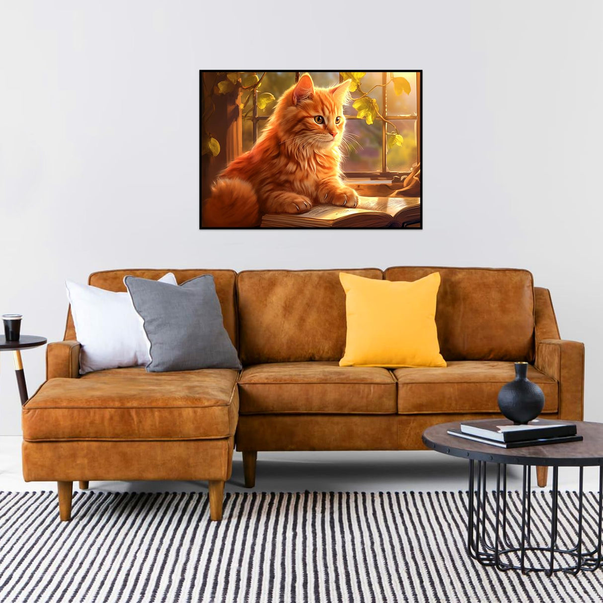 1000 Piece Puzzle for Adults Window Cat Puzzles for Adults 1000 Pieces Reading Cat Jigsaw Puzzles 1000 Pieces for Adults Cute Kitten Puzzle 1000 Pieces Cozy Retreat 1000 Piece Puzzle Cat 1000 Puzzle CHengQiSM