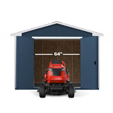 Handy Home Products Charleston Value Gable 10x16 Do-It-Yourself Wooden Storage Shed with Floor Handy Home Products