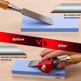 GOINGMAKE Honing Guide System Chisel Sharpening Kit for Woodworking Chisels and Planes 5/32" to 3" Chisel Sharpener Sharpening Holder Guide Red Woodworking Tools Precision Sharpening Jig goingmake