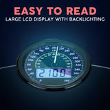 Adamson Hybrid 2-in-1 Analog & Digital Weighing Scale for Body Weight up to 400lbs - Thick Tempered Glass - Extra Large Display - Easy to Read Digital Bathroom Scale - New Adamson