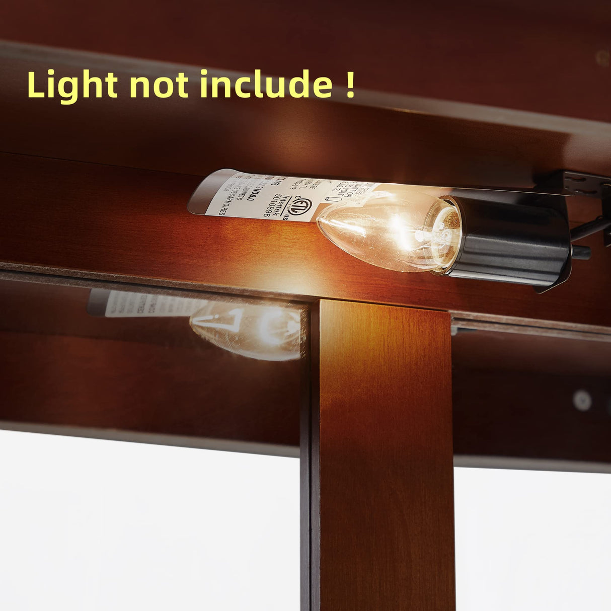 Goujxcy Lighted Curio Cabinet, Modern Floor Standing Glass Curio Cabinet Display Case Cabinet with Adjustable Shelves, Mirrored Back Panel and Tempered Glass Doors for Home/Office (Walnut) Goujxcy