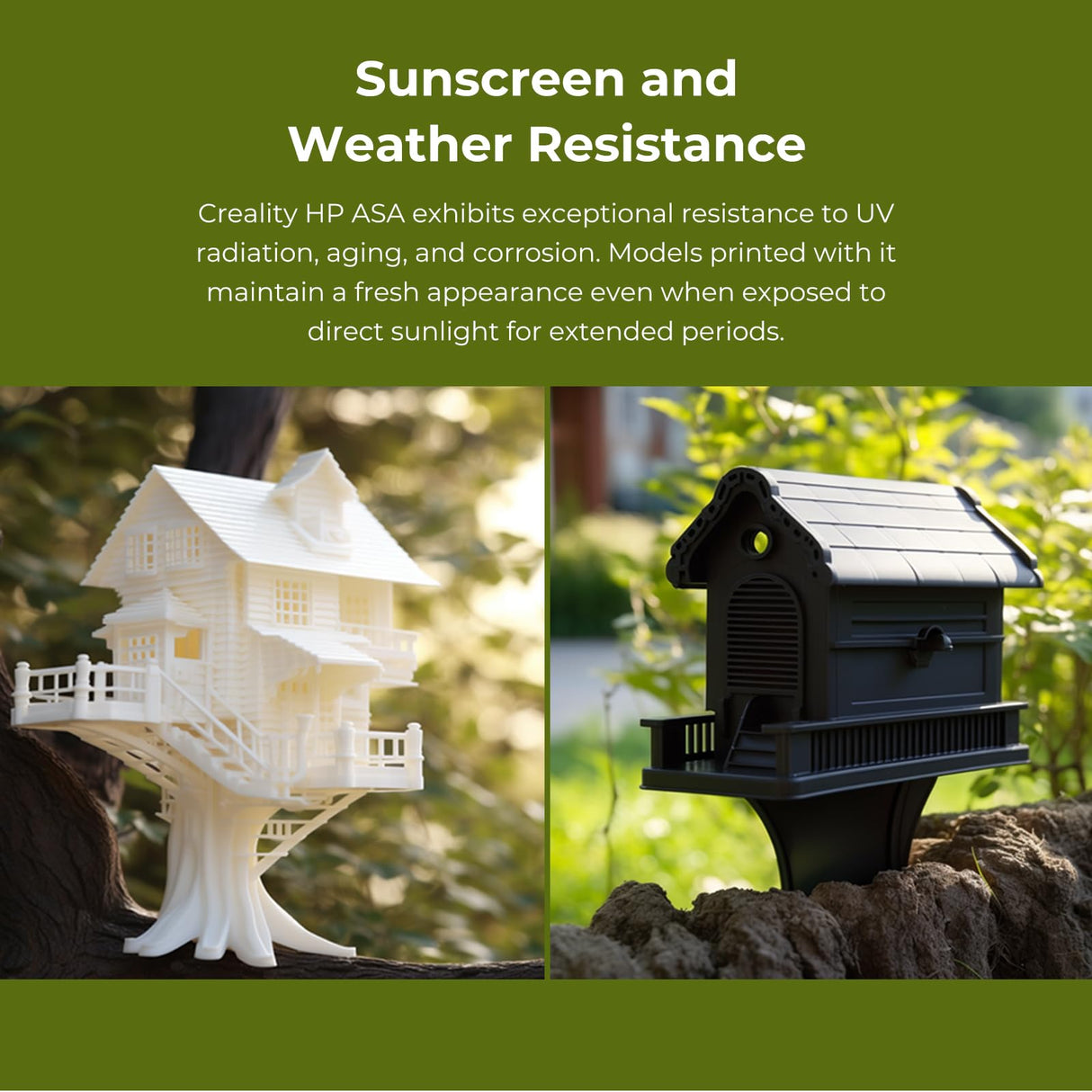 Creality ASA 3D Printer Filament 1.75mm, 1kg(2.2lbs)/Spool – UV & High-Heat Resistant, Weather Resistant, Dimensional Accuracy ±0.03mm, Ideal for 3D Printing Outdoor Functional Parts, Black Creality