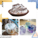 Ksedcon 1lb Gel Wax Clear Set for Candle Making, DIY Transparent Jelly Wax Melts, Handmade Material Crystal Candle Supplies- 16 OZ Ksedcon