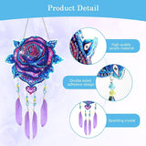 EEEKit 2PCS Diamond Painting Suncatcher Kit, Hanging Diamond Art Painting Suncatcher, DIY Crystal Art Wind Chime for Home Wall Window Decor EEEKit
