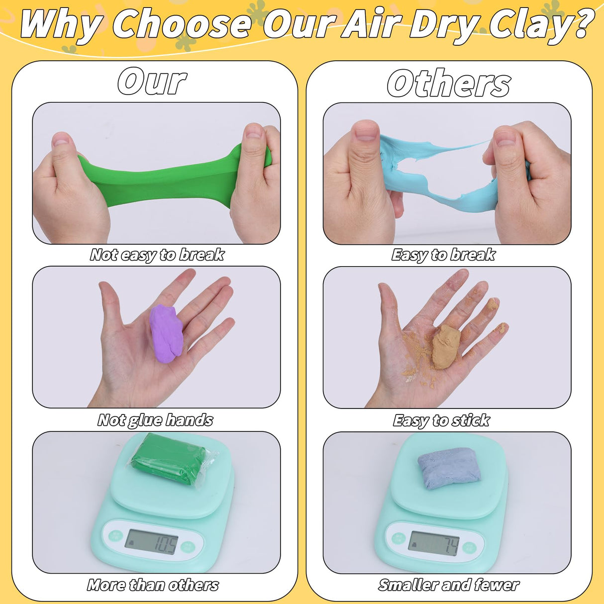 168 PCS Air Dry Clay Kit, Modeling Clay for Kids 120 Colors, DIY Model Magic Clay, Molding Clay Kit with Sculpting Tools, Non-Sticky Soft and Super Light, Arts and Crafts Gift for Boys Girls Kids UZLU