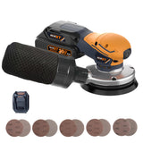 MAXXT 20V Random Orbital Sander, 7-Speed Cordless Sander, 5-Inch Backing Plate 4,000-10,000 rpm High-Performance Woodworking Dust Removal System MAXXT
