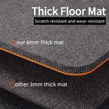 MINYUGUT Front Door Mat, Pee Pads for Dogs, 47” x 51” Indoor Outdoor Heavy Duty Doormat, Non-Slip Office Chair Mat, Rubber Backing Low Profile Commercial Door Mats, Waterproof Floor Mat for Entry MINYUGUT