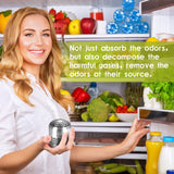 Refrigerator Deodorizer,Lasts for 10 Years,Refrigerator Odor Eliminator,Fridge Deodorizer,More Effective Than Baking Soda Bamboo Air Purifying Bags Purriko