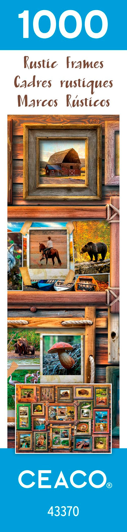 Ceaco - Rustic Frames - 1000 Piece Jigsaw Puzzle