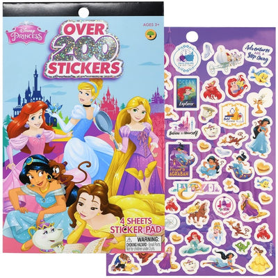 UPD Disney Princess Sticker Pad 200 + Stickers, Multi