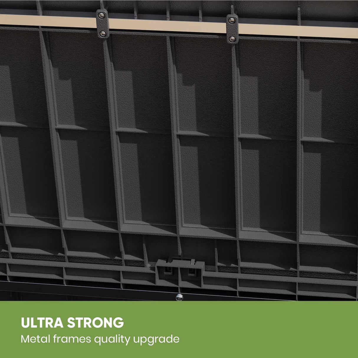 Patiowell 70 Gallon Plastic Storage Bench, Water-Resistant Deck Box for Patio Furniture, Garden Tools, Pool Storage and Outdoor Cushions, Black Patiowell