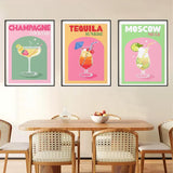 DAZZLEDOTS 6 Pack Diamond Art Kits for Adults, Cocktail Diamond Painting 5D Diamond Art Kits for Beginners Retro Cocktail DIY Full Drill Paint by Diamonds Dot Gem Art for Home Wall Decor 12x16Inch DAZZLEDOTS