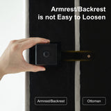 Belffin Modular Loveseat Sofa Couch with Storage Seats Velvet 2 Seater Love Seats for Small Spaces Grey Belffin