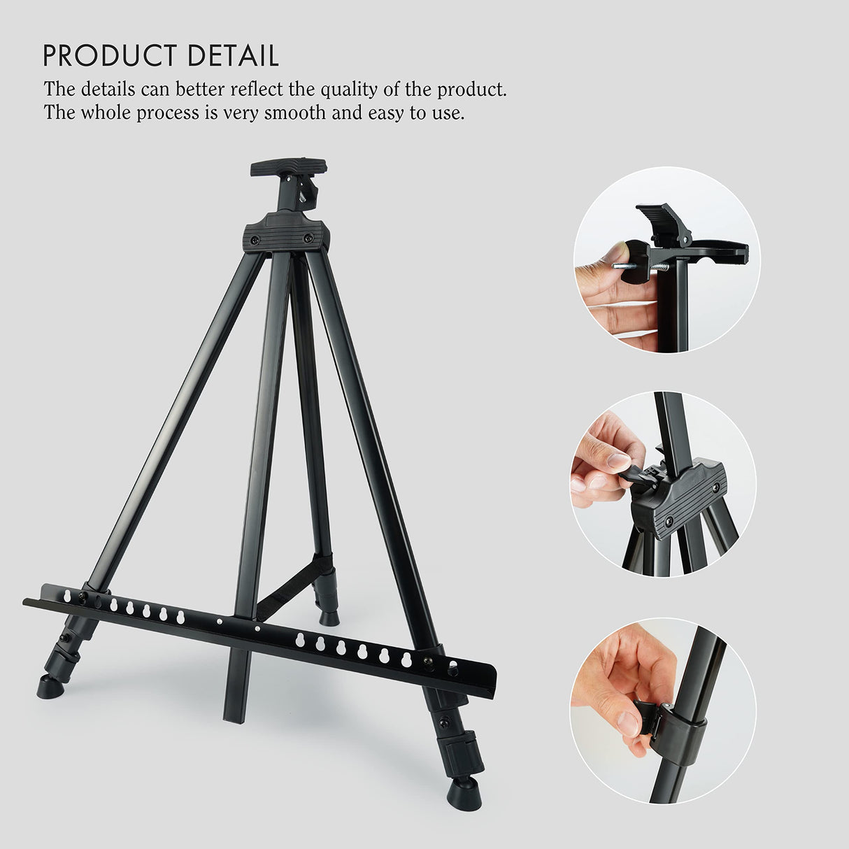 Artify 73 Inches Double Tier Easel Stand, Adjustable Height from 22-73”, 3 in 1, for Painting and Display with a Carrying Bag, 1PACK ARTIFY art supplies
