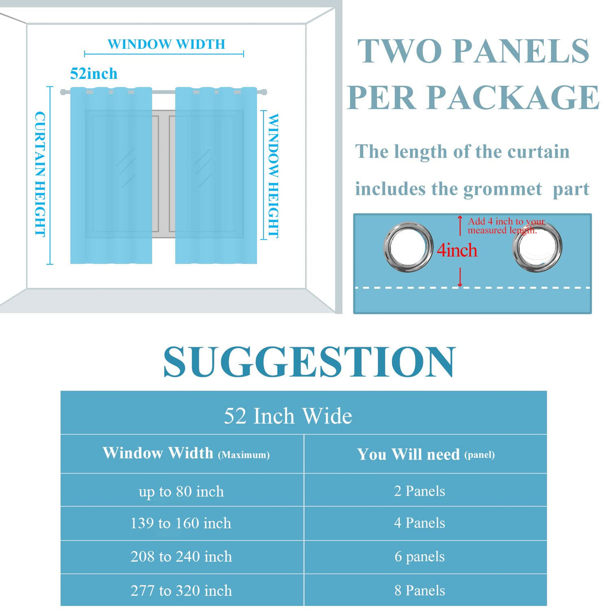 Estelar Textiler Navy Blue and Greyish White Blackout Curtains 108 Inches Long, Thermal Insulated Long Curtains for Bedroom, Full Light Blocking Energy Saving Drapes for Living Room,52Wx108L, 2 Panels Estelar Textiler