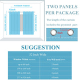 Estelar Textiler Navy Blue and Greyish White Blackout Curtains 108 Inches Long, Thermal Insulated Long Curtains for Bedroom, Full Light Blocking Energy Saving Drapes for Living Room,52Wx108L, 2 Panels Estelar Textiler