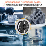 NovaMaker PETG 3D Printer Filament - 1.75mm White PETG, 1kg Spool (2.2lbs), +/- 0.03mm Dimensional Accuracy NovaMaker