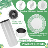 Menkxi 42 Pcs Sublimation Products Set Include Blanks 20 oz Tumblers Wind Spinners T Shirts Keychain Earring Pillow Cover Mouse Pad Coaster Garden Flag Gift Box for DIY Transfer Heat Press Printing Menkxi