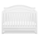 DaVinci Charlie 4-in-1 Convertible Crib in White, Greenguard Gold Certified DaVinci