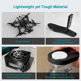 YXPOLYER Carbon Fiber Nylon Filament 3D Printer Filament PA6-CF Filament 1.75mm 1kg with PC Spool, PA6 CF 3D Printing Filament yxpolyer