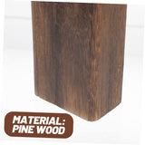 ORFOFE Wooden vase Floral Art vase Wall Plant Holder Wall Decoration vase Hanging Plant Wall Planter Wall Mounted Wood Wall Pocket vase Pine Wood Wall-Mounted ORFOFE