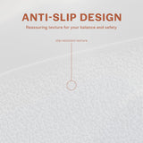 Empava 59” Acrylic Freestanding Bathtub Contemporary Stand Alone Soaking Tub with Overflow and Drain, FT1505, Luxury White Empava