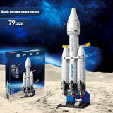 Vilbocr 69-Piece Rocket Ship Building Blocks Set | STEM Educational Space Toy for Kids Ages 6-12 | Creative Construction Kit for Solo & Group Play | Compatible with Major Brands Vilbocr
