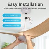 TAVZAKE Ceiling Fans with Lights, 42 inch Low Profile Ceiling Fan with Light and Remote, Flush Mount, LED Dimmable, 6 Speeds, Quiet Reversible Motor, Modern Ceiling Fan with Light for Bedroom (Wood) TAVZAKE