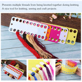 5 Color Plastic Floss Bobbin, Plastic Sewing Thread Winding Plate Board Card for Cross Stitch Embroidery Thread Bobbins Organizer Craft DIY Sewing Storage LOKUNN