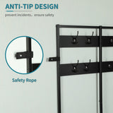 LUMTOK 8 Drawer Dresser, Chest of Drawers for Bedroom Living Room, Entryway, Fabric Storage Chest for Closets (Grey) LUMTOK