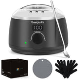 Wax Melter for Candle Making - Candle Wax Melter 16 oz, Candle Making Supplies with Candle Melting Pot，Candle Making Kit for Beginners，Wax Melting Pot with LED Temperature Display，Perfect Set Gift Mamajardin