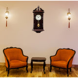 Vmarketingsite Grandfather Wall Clocks Battery Operated for Living Room Decor, Traditional Wood Wall Pendulum Clock with Westminster Chime, Makes A Great Housewarming Or Birthday Gift Vmarketingsite