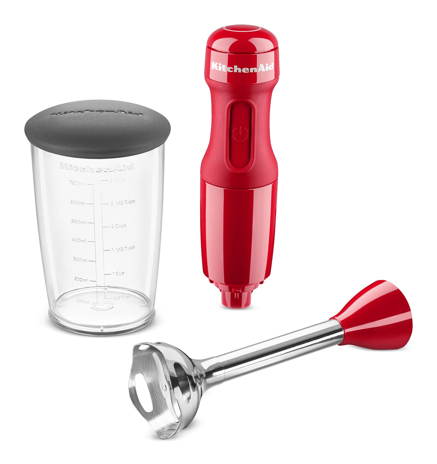 KitchenAid KHB1231QHSD 100 Year Limited Edition Queen of Hearts Hand Blender, 3 Speed, Passion Red